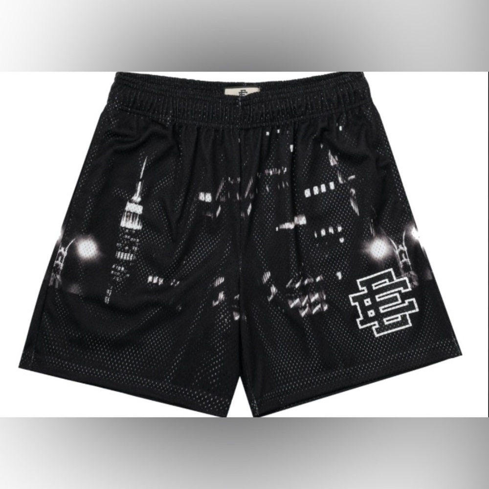 Eric Emanuel Black Skyline Shorts XL